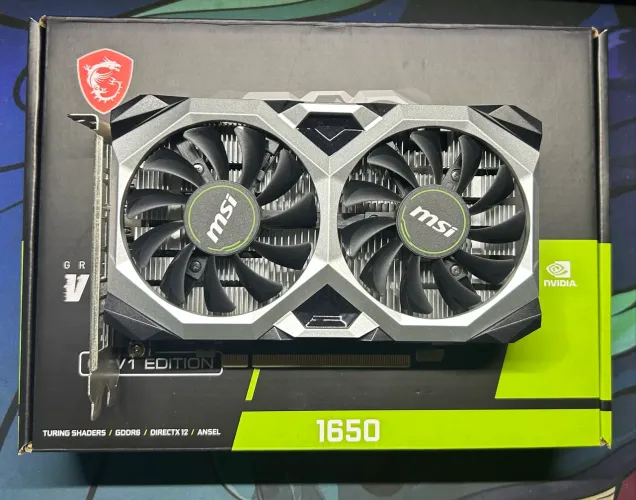 Placa de vídeo GTX 1650 4GB