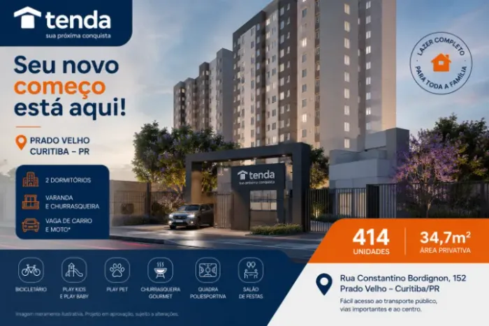 Lançamento de apartamento no Prado Velho em Curitiba