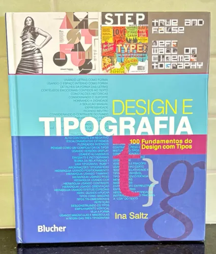 Livro Design e Tipografia (Ina Saltz)