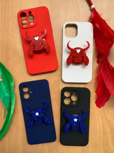 Capa + PopSocket Boi Garantido e Boi Caprichoso