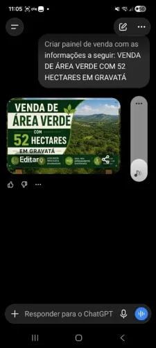 Área verde na serra das russas de gravatá 