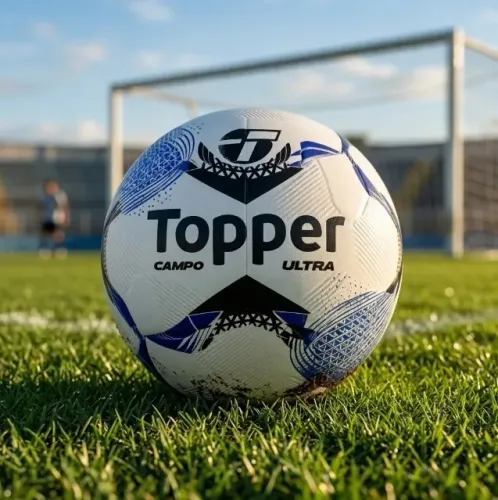 Bola De Futebol De Campo Topper Ultra Dupla Colagem