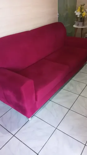 Sofá suede 1,8M