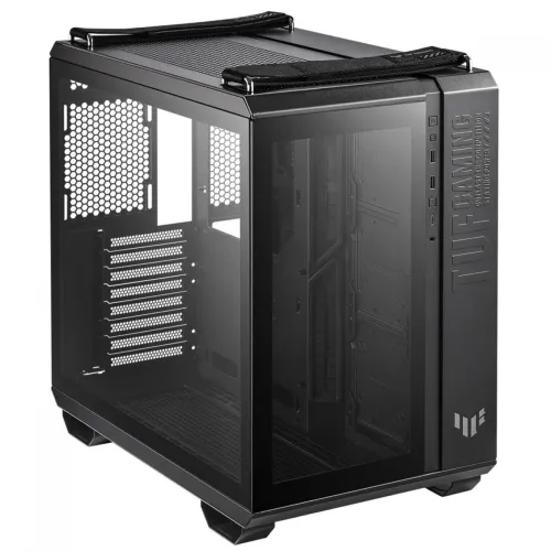Gabinete Gamer Asus TUF GT502 Case-Black, com 7 cooler da coolermaster e 1 controladora.