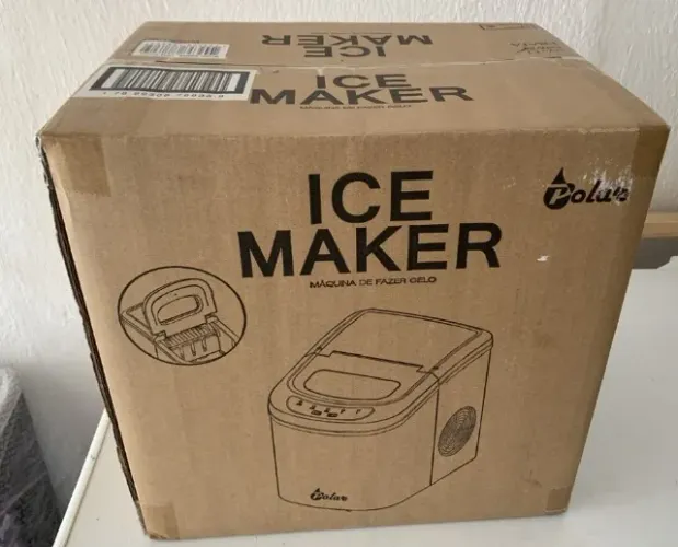 NOVO- Máquina de Gelo 12 Kg Prata Polar NI2000B 220V - NOVA NA CAIXA