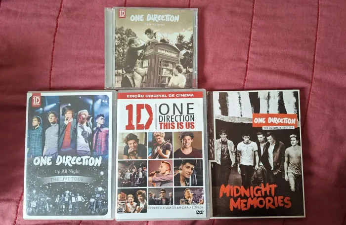 One Direction CD e DVDs - 1D Up all Night, Take me home, Midnight Memories e This is Us