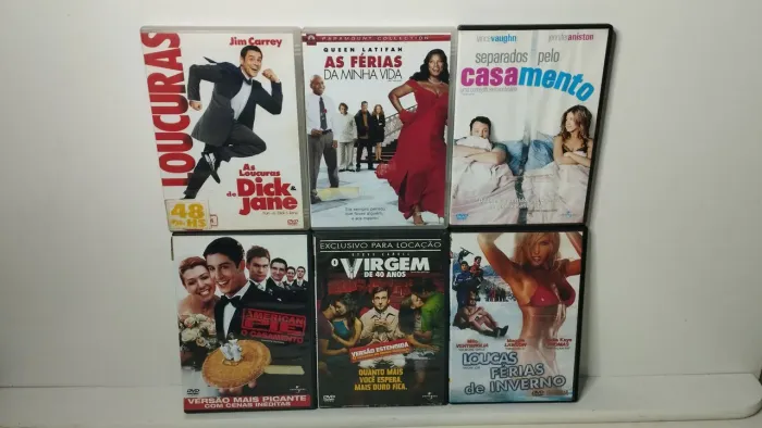 Lote de Comédia Filmes Originais R$:150 Reais