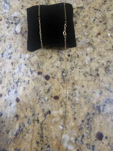 Cordao de ouro cartier 6,3 gramas maciço 