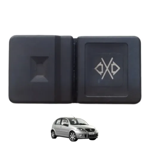 botao interruptor trava destrava vidro traseiro citroen c3 2003 A 2012