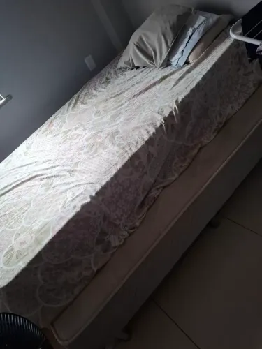 Cama dupla do tipo solteirão 