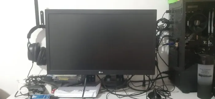 Monitor LG 19,5'' 75hz + Suporte Articulado Nimbo 110 Preto