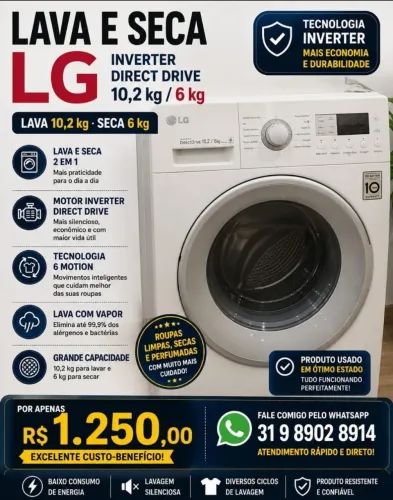 Lava e seca lg
