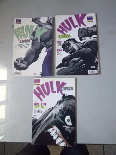 HQ Marvel Hulk Cinza (3 edições)