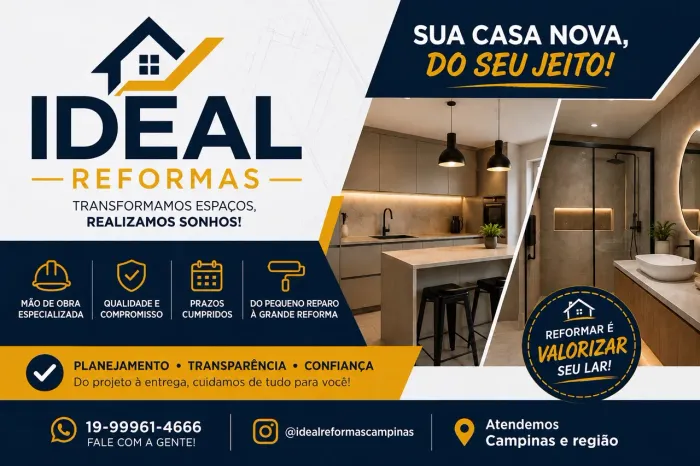 Marido de aluguel e reformas 