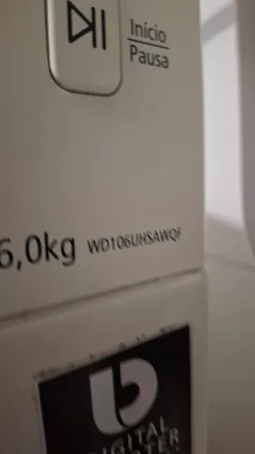 Samsung Lava e Seca WD106UHSAWQF 10,6 kg - Para Conserto ou Peças