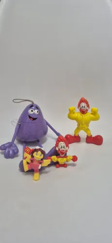 Brinquedo Antigo Colecionáveis MCDONALD'S Turma do Ronald