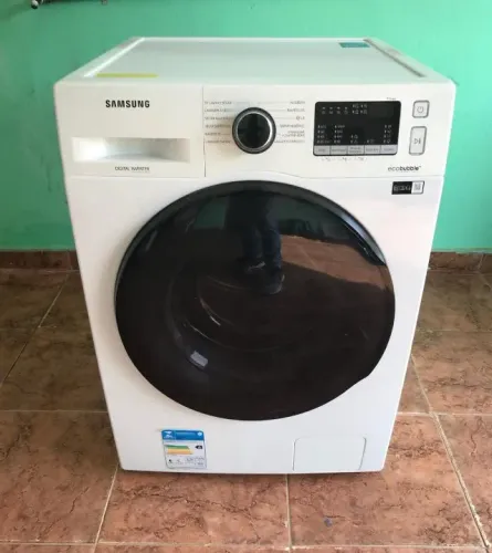 lava e seca samsung 9kg ecobubble porta fumê