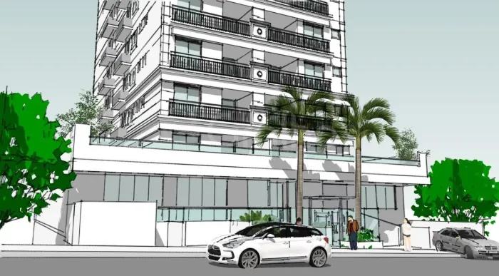 Apartamento de 03 dormitorios sendo 01 suite com 2 vagas de garagem.