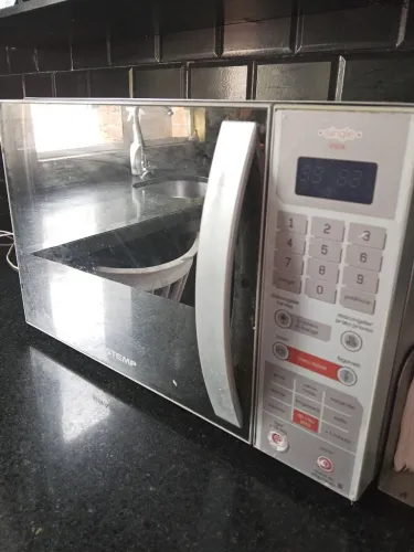 Microondas com defeito