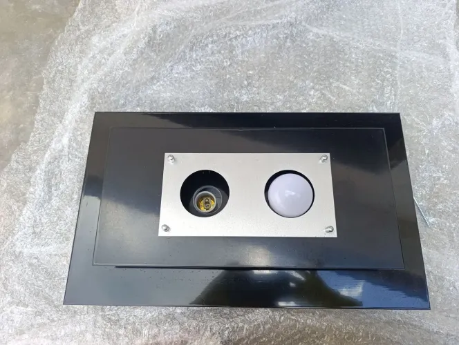 Luminária Black 2 lâmpadas