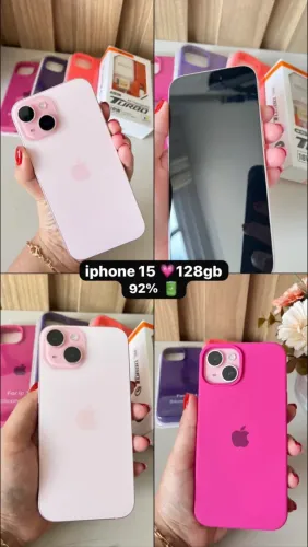 iPhone 15 Rosa impecável 