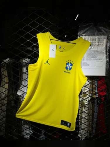 CAMISA REGATA TAMANHO G SELEÇÃO BRASILEIRA 