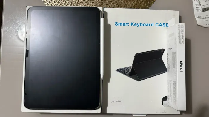 iPad 11 + Pencil C + capa com teclado