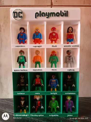 Coleção Playmobil + expositor