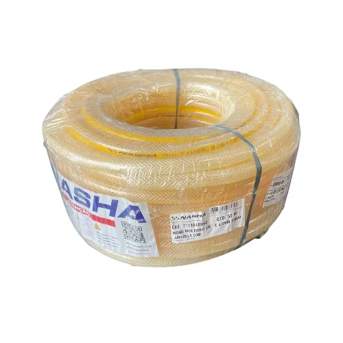 MANGUEIRA MULTIUSO 3/8'' X 4,0MM TARJA AMARELA 50M