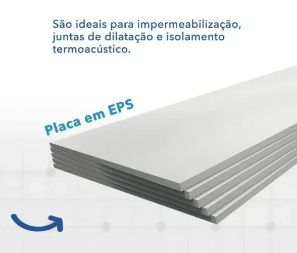Isopor EPS em Placas - 100x50 | 100x100 | 200x100 cm