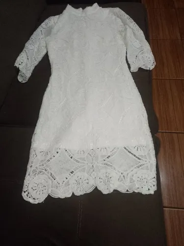 Vestido usado casamento civil. Tamanho M