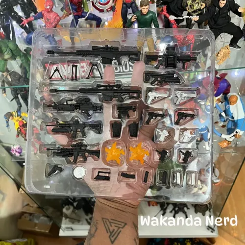 Acessórios para figuras 1:12 (pode ser usado com Marvel Legends)