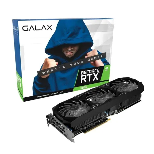 Placa de video 3080 12gb galax bem conservada