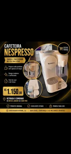 Cafeteira Nespresso R$1150,00