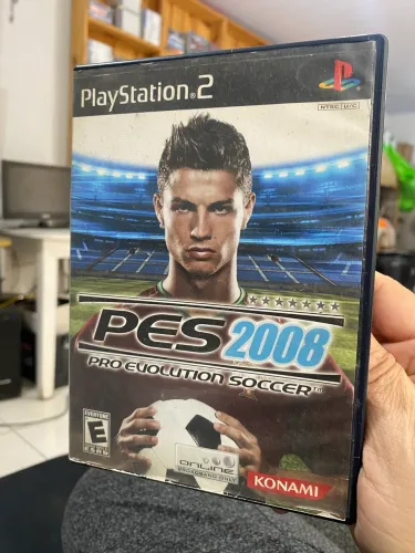 PES 2008 Pro Evolution Soccer PS2 Original Konami Mídia Física