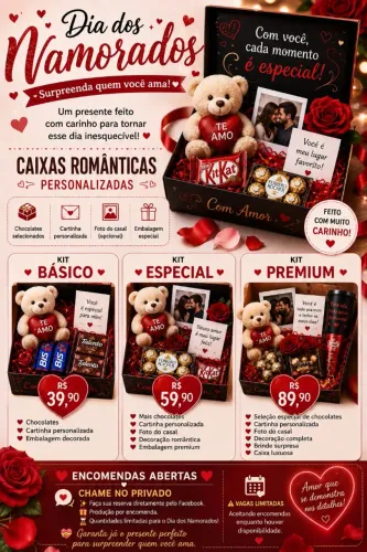 CAIXA PERSONALIZADA DIA DOS NAMORADOS ?