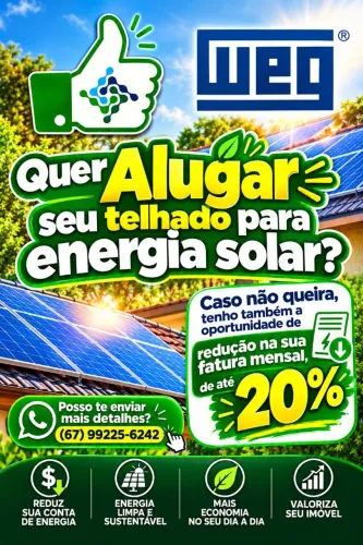 Quer alugar seu telhado para energia solar?