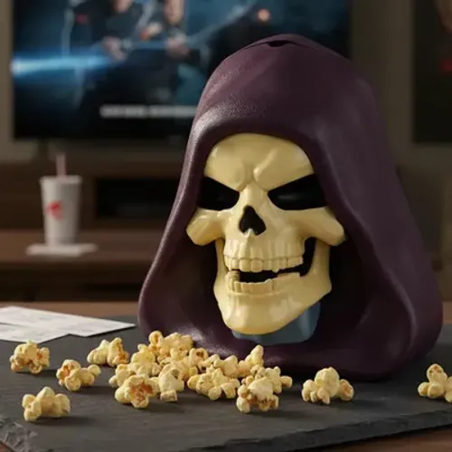 Balde de pipoca esqueleto Cinepolis