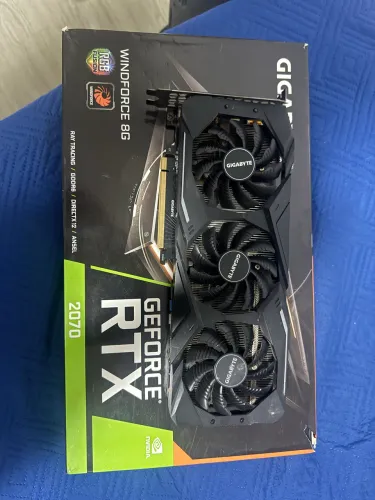 Placa de vídeo RTX 2070 8gb oc gigabyte