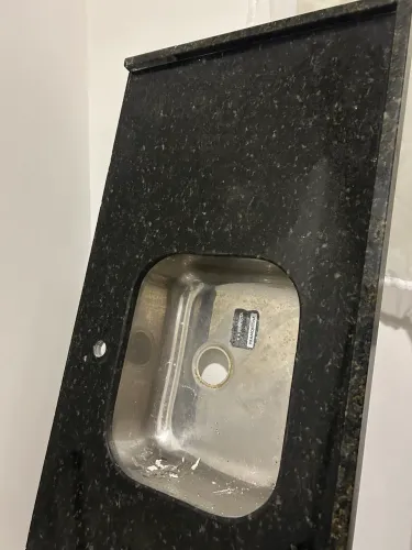 Pia Nova com Cuba Inox