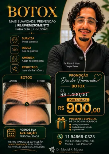 PROMOÇÃO IMPERDÍVEL BOTOX + PREENCHIMENTO