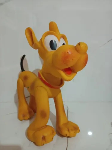 Antigo Cachorro Pluto de borracha Estrela