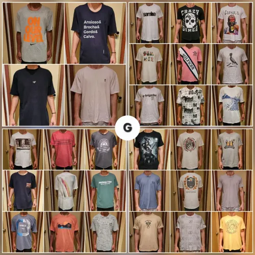 Camisas Algodão Tam G Preço Unitário