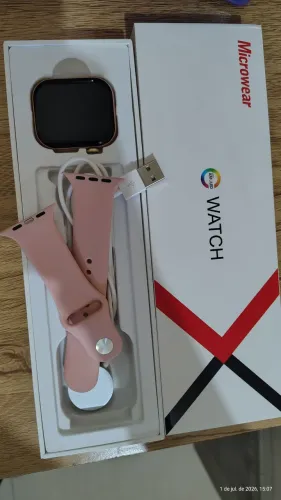 Relógio Smartwatch Rose Gold