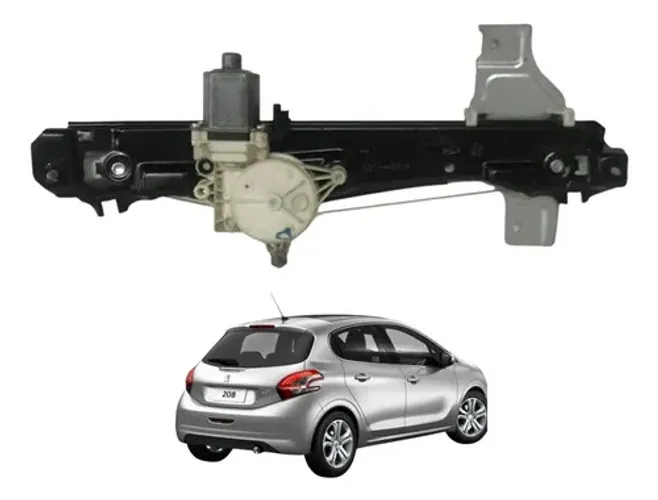 Maquina Vidro Eletrica Traseira Direita Peugeot 208 2013 21