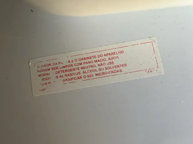 Microondas quebrado 