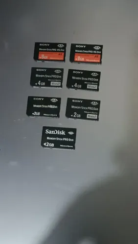 Lote memory stick cartão de memória para psp ou câmeras 