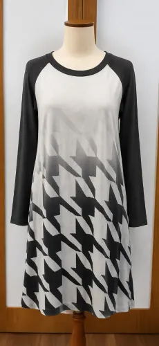 Vestido em lã fina, ajustado