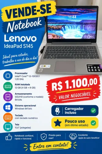 Vende-se um Notebook
