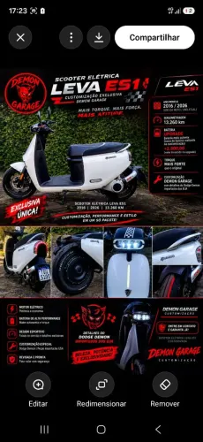 Leva es1 da Demon? Garage Customização